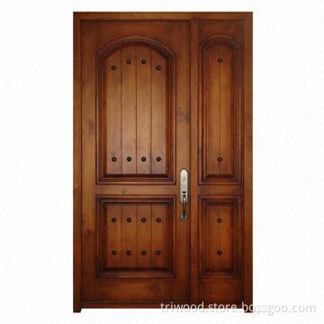 Exquisite Interior Composite Wood Door with Natural Wood Veneer and Environment-friendly Painting